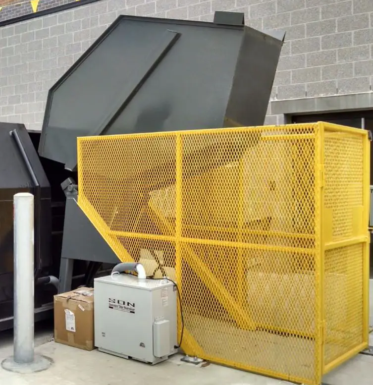 Cart Dumper/Tipper Compactor Installation