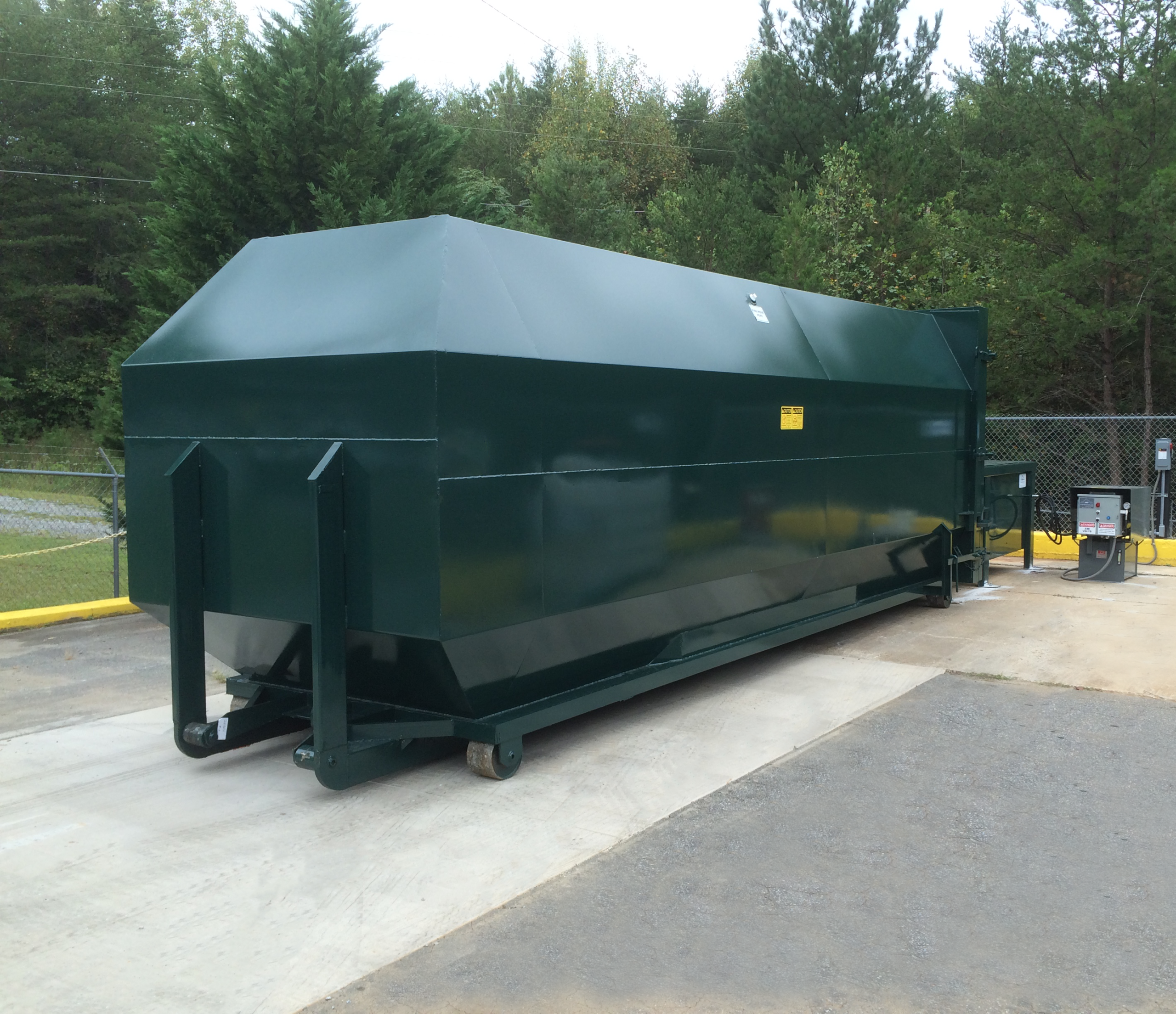 Ground Fed Compactor Installation